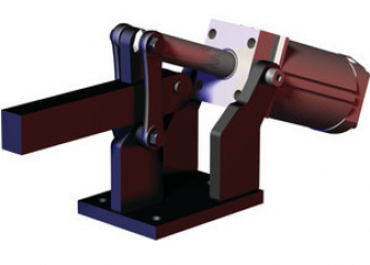 Destaco  Pneumatische Kniehebelspanner mit langem Spannarm für die Bereiche Montage und Schweißen – Serie 858